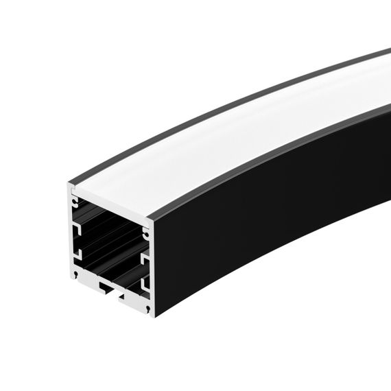 Профиль Arlight SL-ARC-3535-D800-A90 BLACK (630мм, дуга 1 из 4) 027638
