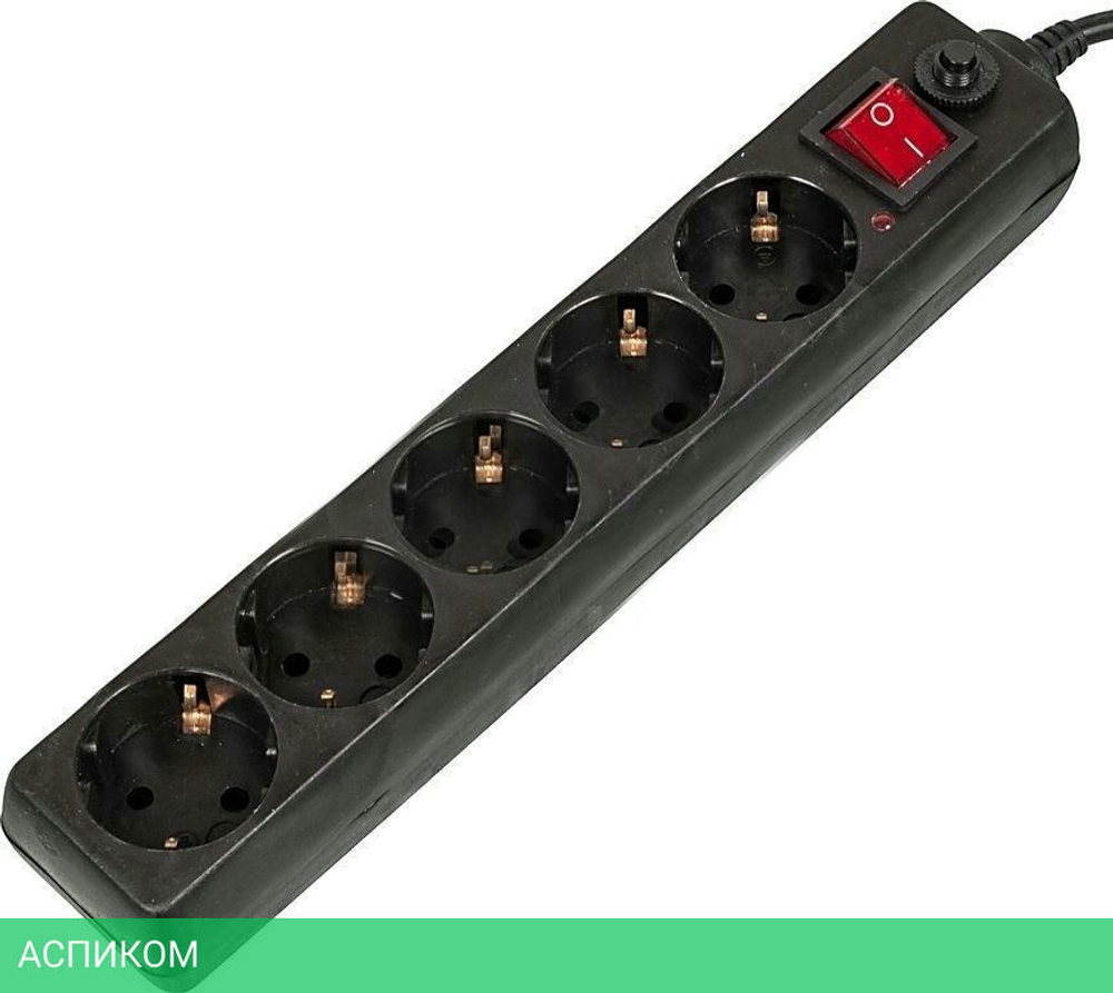 Сетевой фильтр Buro 500SH-10-B черный
