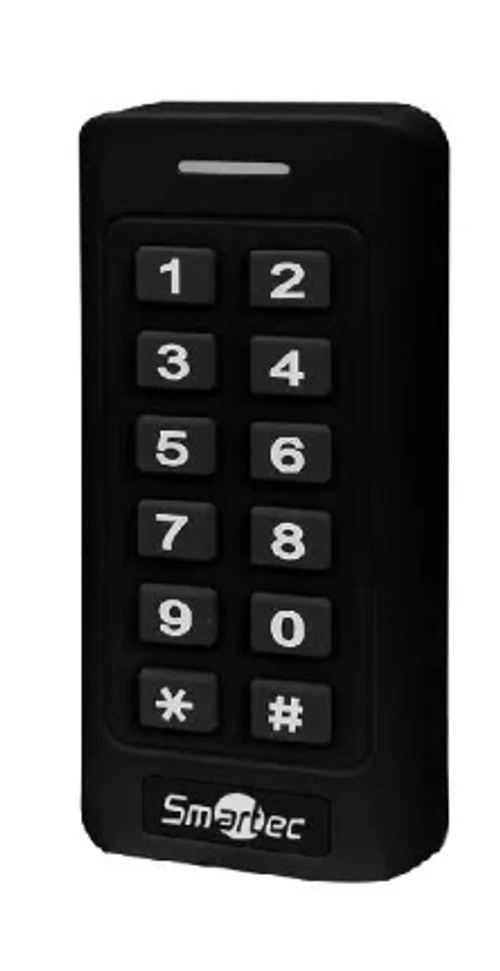 Считыватель ST-PR022EK-BK EM с клавиатурой, черный, интерфейс Wiegand, 3-8 см, -40°+60°С, 120x50x22