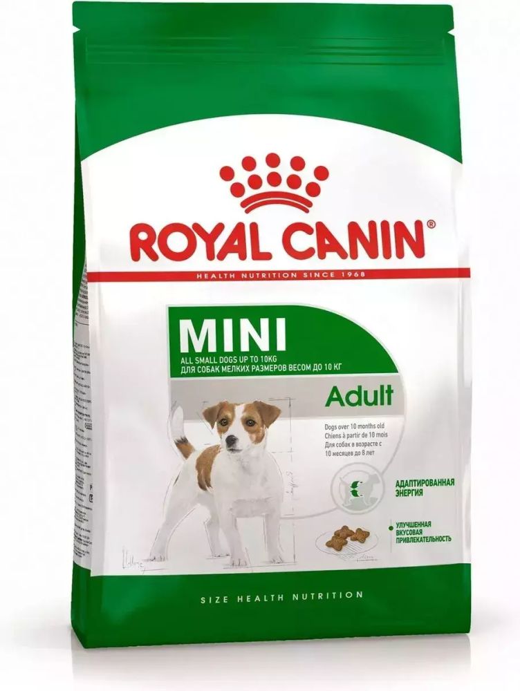 Сухой корм Royal Canin Mini adult для взрослых собак мелких пород, 2 кг