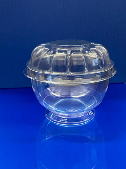 Креманка RAMEKIN с крышкой ЦВЕТОК, 200 мл.(200/50шт)