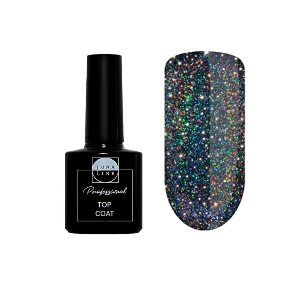Закрепитель для гель-лака LunaLine Sparkly Prism (10 ml)