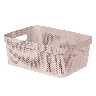 Корзина для хранения Keeplex Ajur с л 36,5х27х14,1см бежевый топаз