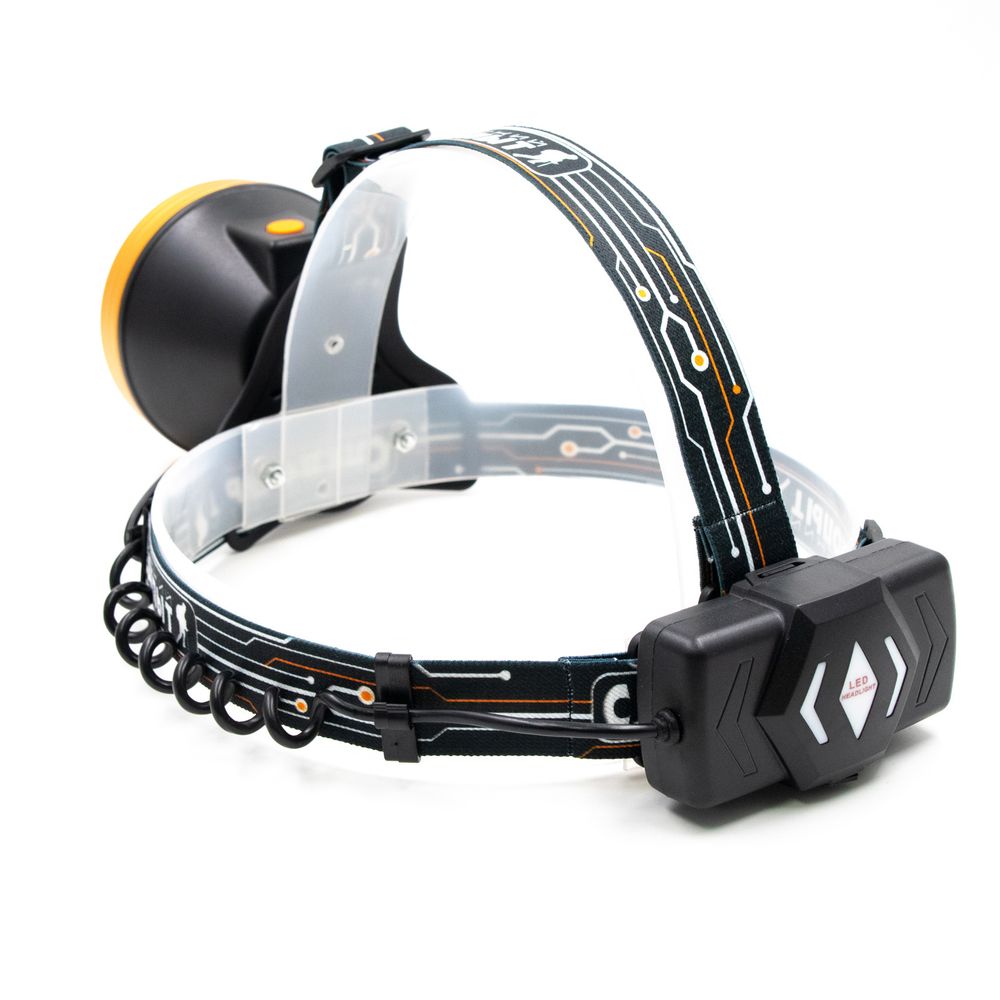 Фонарь налобный &quot;СИБИРСКИЙ СЛЕДОПЫТ-RING LIGHT&quot;, 1 LED + 1 COB, аккум. 220В/60/48/