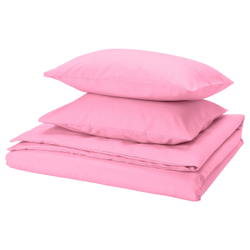 IKEA PILTANDVINGE  (ИКЕА ПИЛТАНДВИНГЕ)  -  Пододеяльник и 2 наволочки, светло-розовый, 200x200/50x60 см