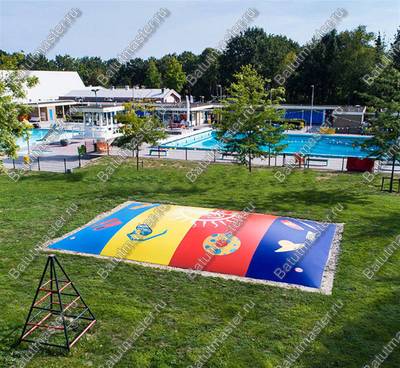 Надувная подушка для установки в грунт «Пляжное настроение», 8×8×2 м