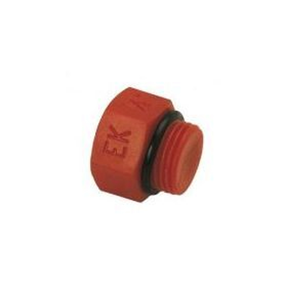 Пробка короткая EK 1/2 красная 278