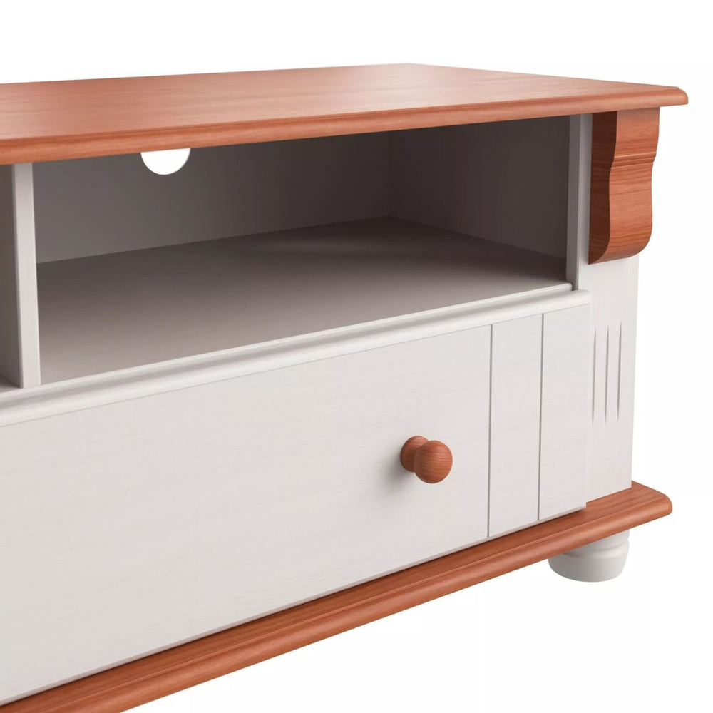 Тумба Адель с ящиком, белая