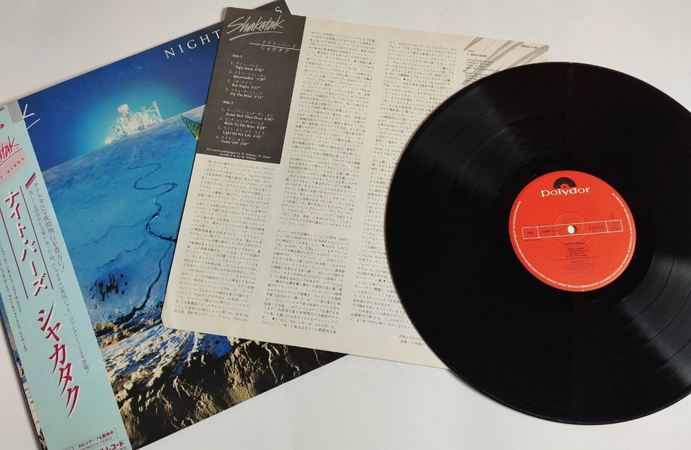 Винтажная виниловая пластинка LP Shakatak Night Birds (Japan 1982) (Obi)