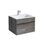 Тумба под раковину Vincea Chiara 600 подвесная, 1 выкатной ящик soft-close, G.Stone