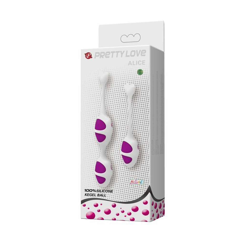 Набор вагинальных шариков Alice - двойные и одинарный
