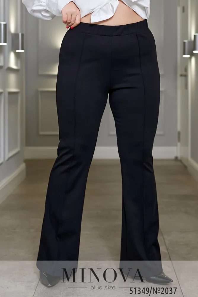 Брюки 2037-черный Minova