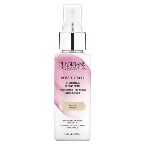 Physicians Formula, Rosé All Stay, спрей для сияния кожи, без спирта, 100 мл (3,4 жидк. унции)