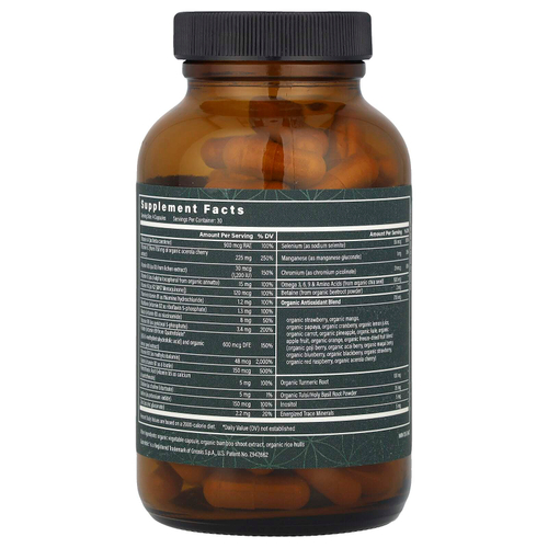 Global Healing, Органические мультивитамины с минералами, 120 капсул