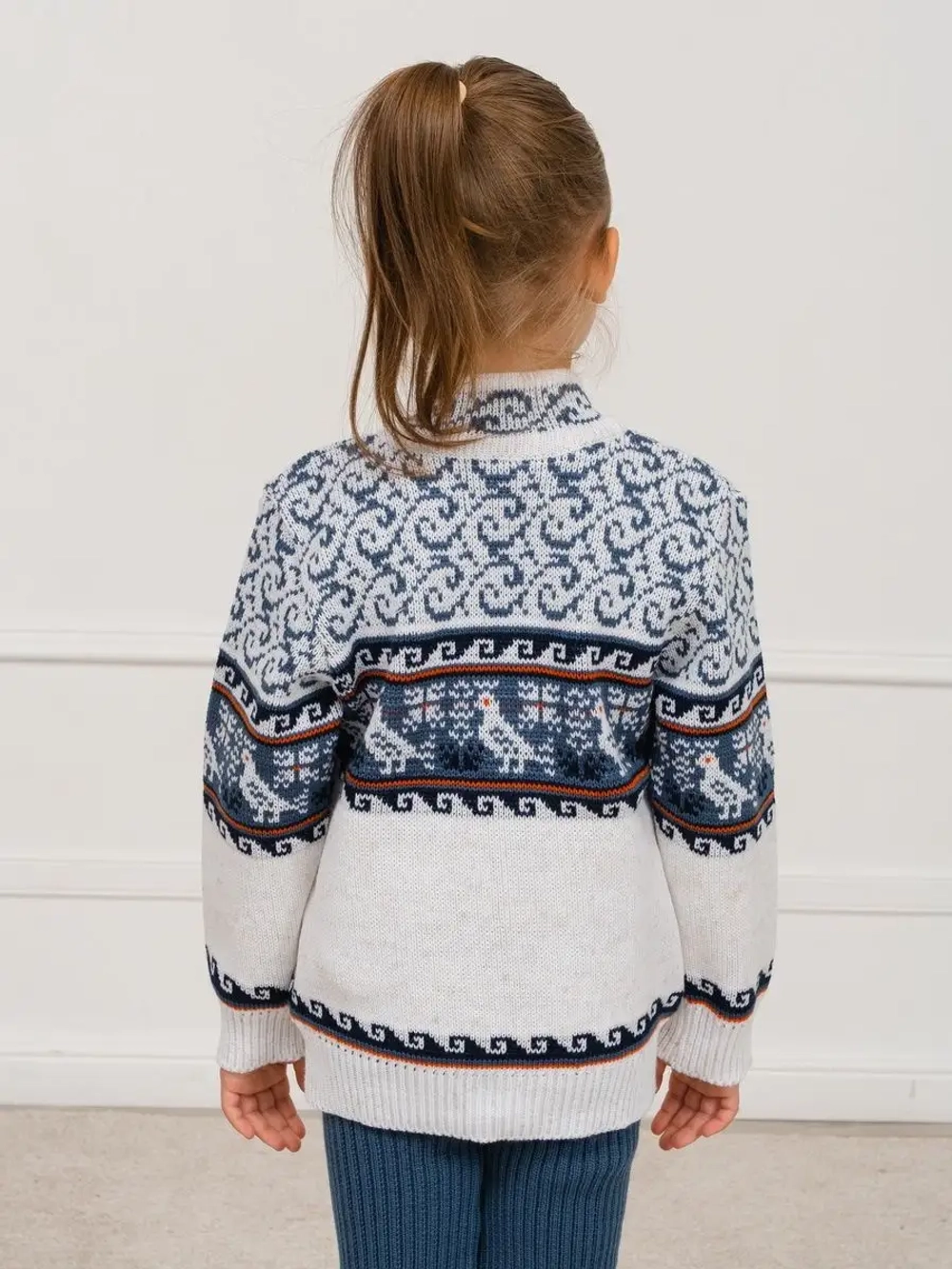 Кофта - бомбер вязаная