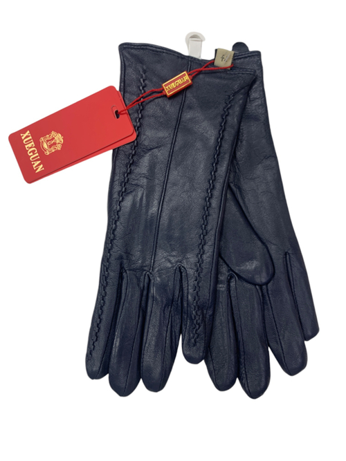 Перчатки. Женские. Материал верха: Кожаные. Подклад: трикотаж-шерсть.В упаковке 5 шт.