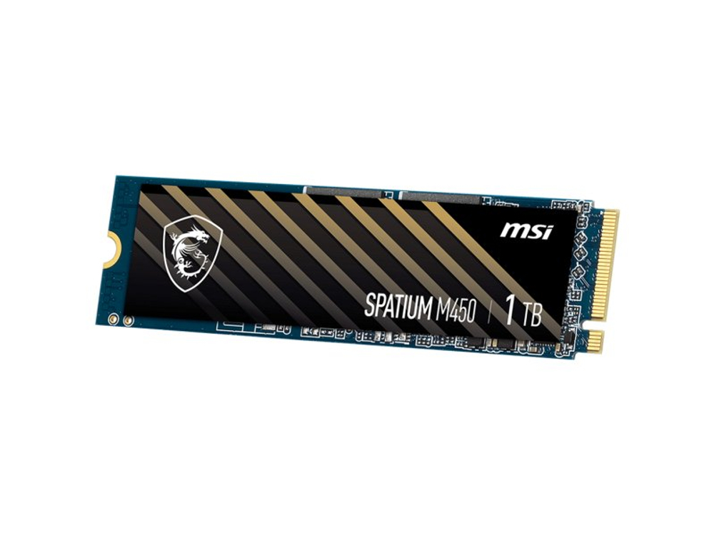 SSD накопитель MSI SPATIUM M450 1ТБ, M.2 2280, PCIe 4.0 x4, NVMe [S78-440L0M0-P83]
