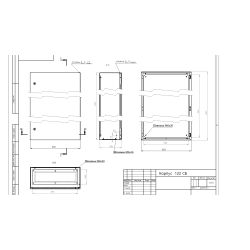 Корпус металлический ЭРА OPTIMA ЩМП-100.65.25 (1000х650х285) IP54 У2 серый