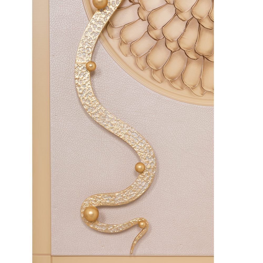 Вешалка настенная Heri 1 Айвори Мраморное золото