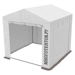 Палатка сварщика МногоТентов домик 2х2 м. (Ткань ПВХ Г-1).