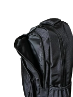 Рюкзак универсальный с двумя отделениями текстильный QOZA, черный, 12 л.