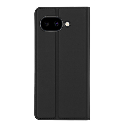 Чехол книжка из кожи черного цвета для Google Pixel 10a, серия Skin Pro Series от Dux Ducis