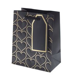 GAEM Пакет подарочный XS (бумага 210г/м2, блок 12шт), L12 W7 H15 см, 4в.