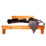 Кровать Buona Vita 160х200 из натурального дуба на ножках в стиле лофт