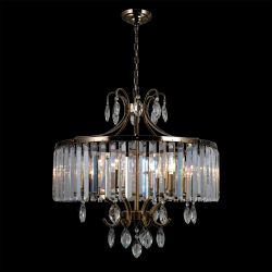 Citilux Инга CL335183 Люстра подвесная хрустальная Бронза