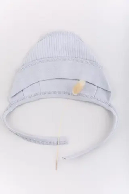 Чепчик рубчик Biniboo графитовый