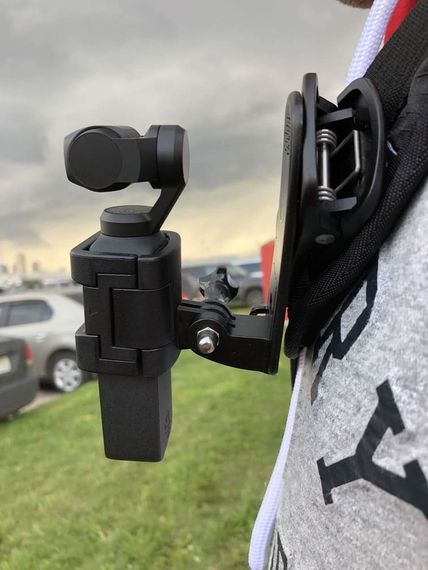 Креплениe прищепка Telesin 360 для экшен-камер GoPro, DJI