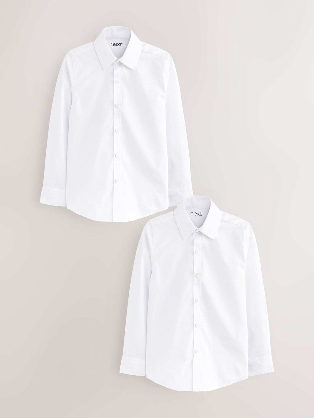 Рубашка школьная для мальчика Next 482-636, 2 шт., Белый