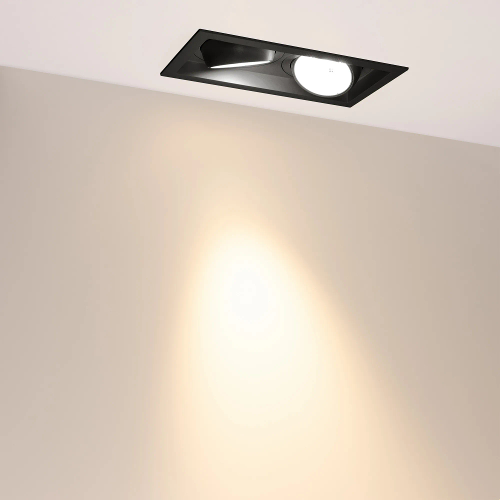 Светильник MS-VORTEX-BUILT-S250x140-2x30W Warm3000 (BK-BK, 30 deg, 230V) (Arlight, IP20 Металл, 5 лет) 058449