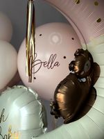 Воздушные шары на выписку для девочки №8876