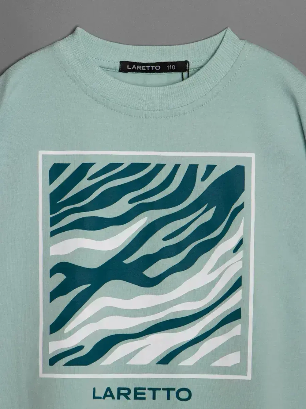 Летний костюм для девочки с леггинсами