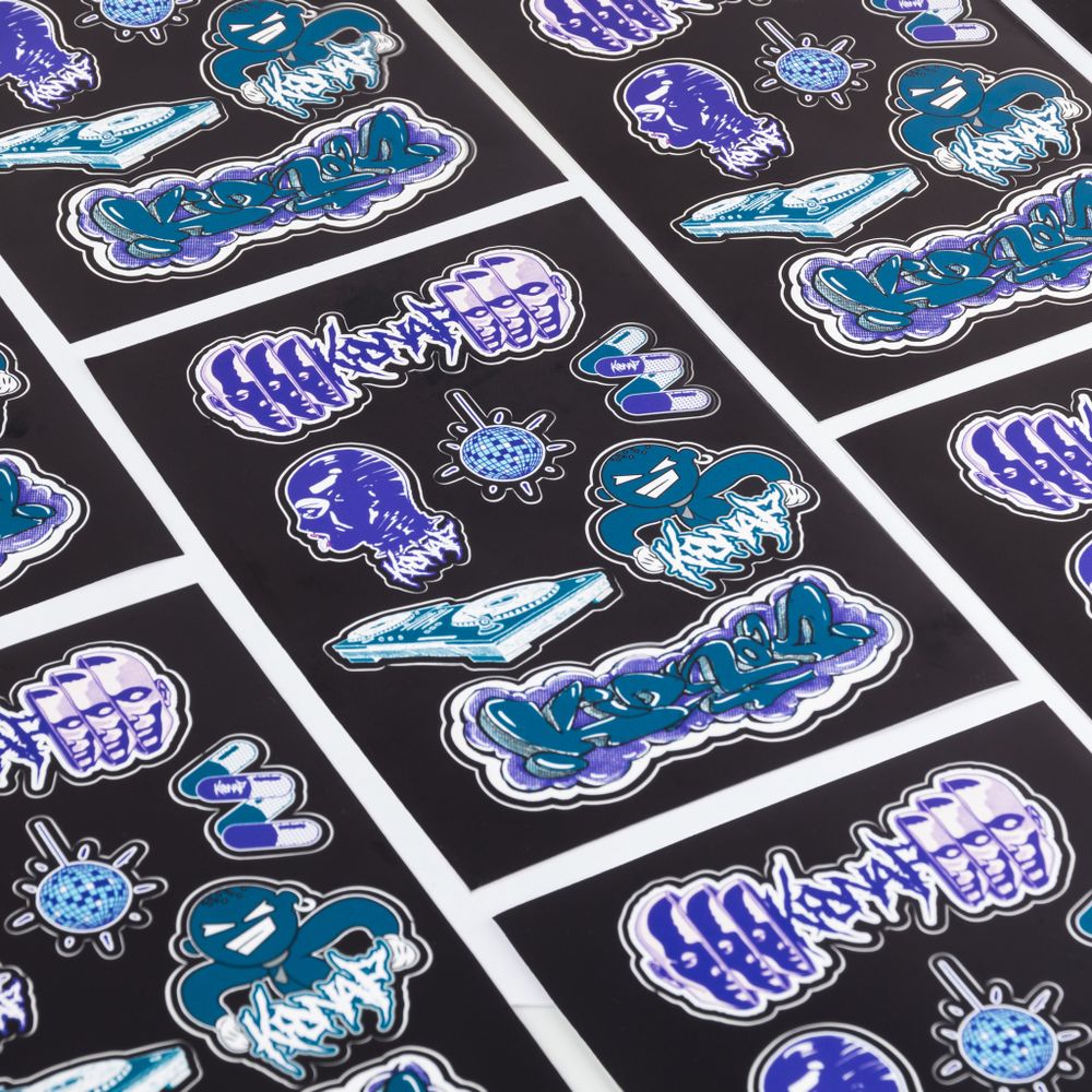 Набор наклеек Kidnap