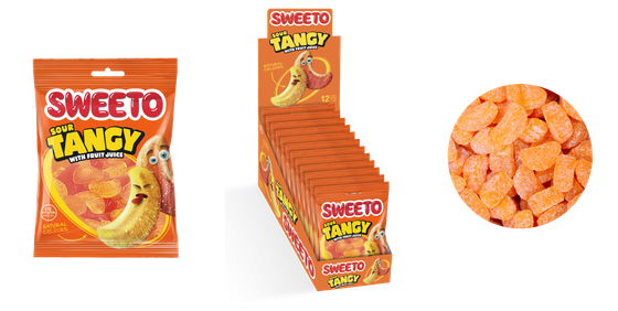 Мармелад SWEETO Кислый Мандарин 70г*12шт