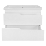 Комплект Тумба Azario KANTRI 80/2 800х460х650 подвесная, с раковиной Фостер 80, белый глянец (CS00097255)