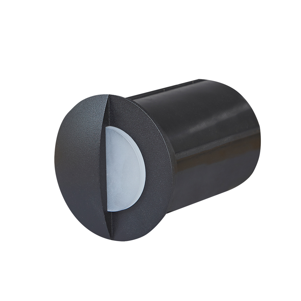 Уличный светильник светодиодный встраиваемый 3Вт 210Лм, 4000К, Ra>80, металл/пластик, чёрный