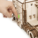 Грузовик Тягач Король дорог от EWA - Деревянный конструктор, сборная механическая модель, 3D пазл