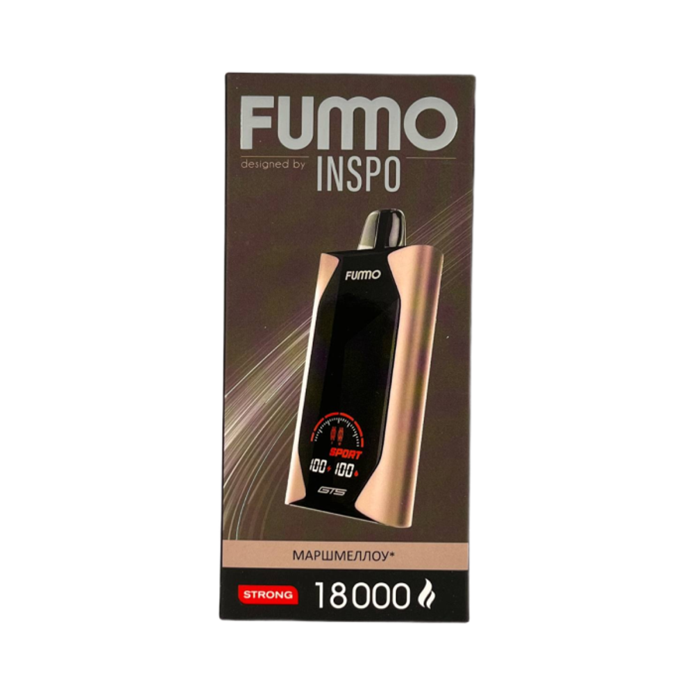 Одноразовая электронная сигарета Fummo GTS 18000 - Маршмеллоу (18000 затяжек) Одноразовая электронная сигарета Fummo GTS 18000 - Маршмеллоу (18000 затяжек)