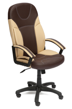 Twister Кресло офисное (коричневый/бежевый кожзам)