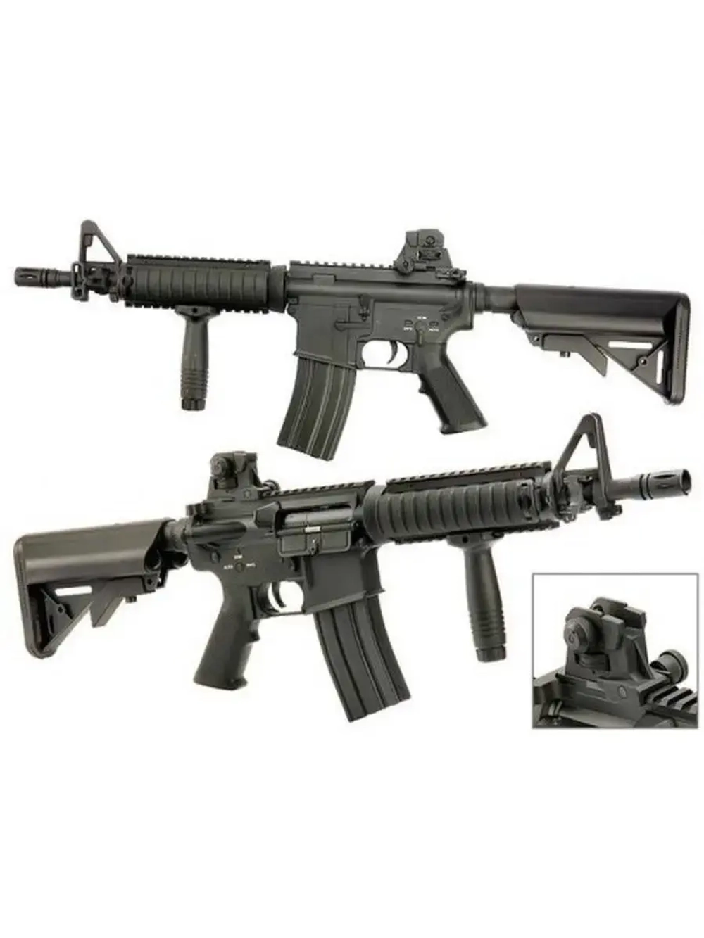 Страйкбольный автомат (A&K) M4 CQB (Black)