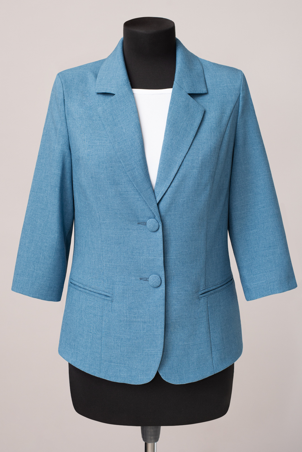 Жакет женский 3736зп, Деним #38Ден043736зп