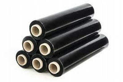 Стрейч пленка 500мм 23мкм 1,8кг ЧЕРНАЯ (2 сорт)