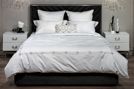 Постельное белье 2 спальное евро макси Garda Decor Арктик серое