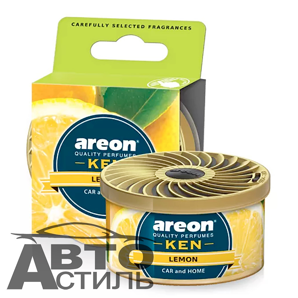 Ароматизатор в банке под сиденье Areon GEL KEN 35гр - Лимон\Lemon