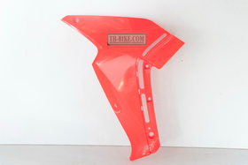 19040-KZZ-J00ZC. SHROUD, L. FR. Fairing Honda Rally250, RED *R292R*, No labels