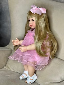 Кукла Реборн виниловая 55см в пакете (FA-012)