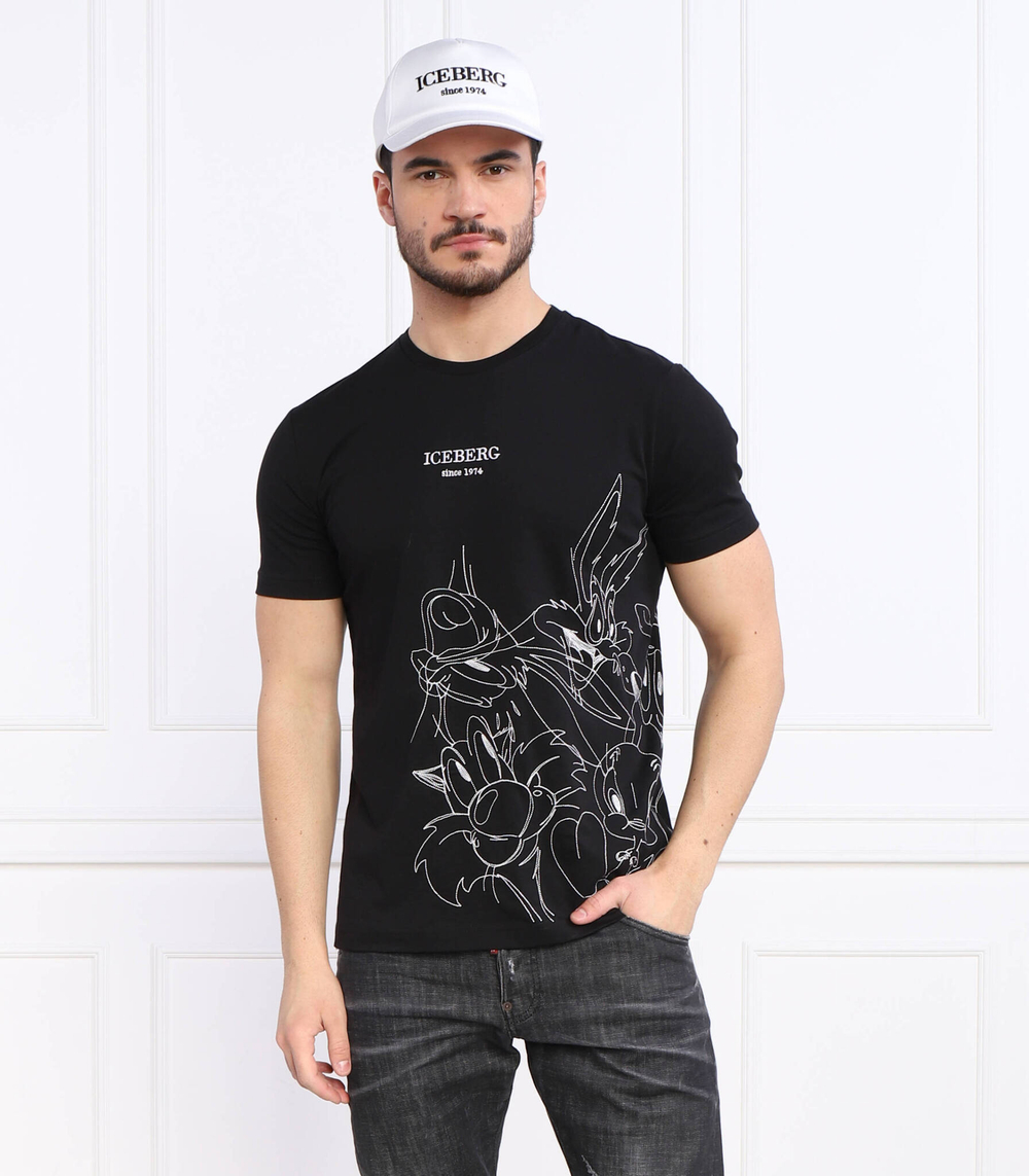 футболка Iceberg - черный(232 I1P F02C 6301)